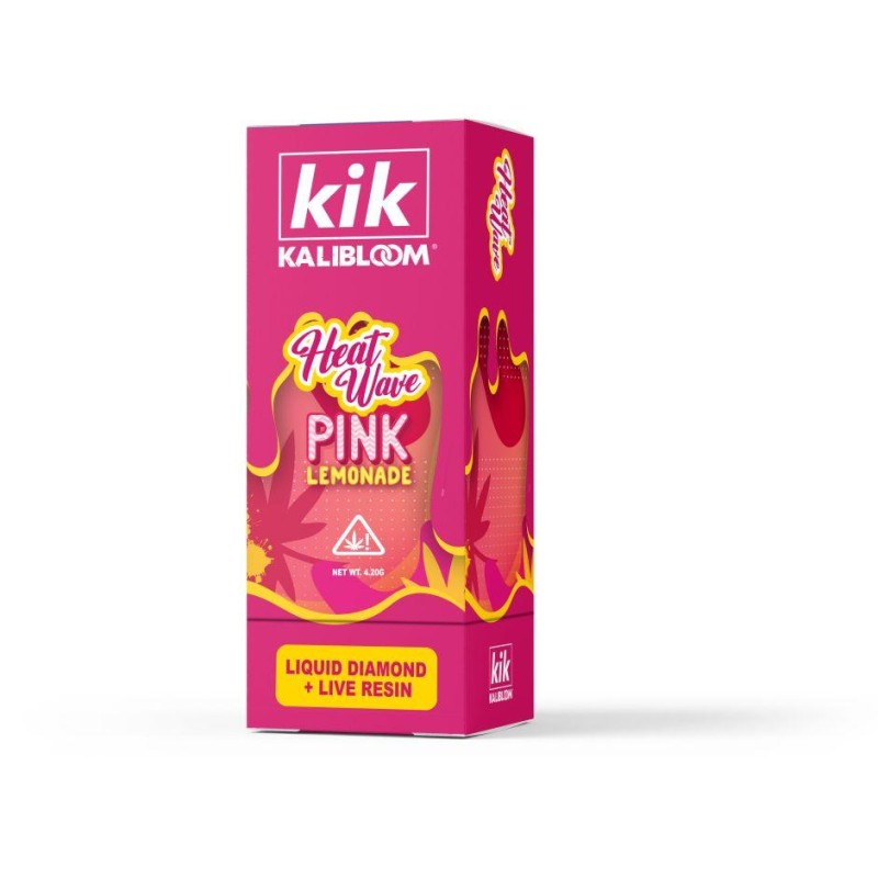 KIK HEAT WAVE 4.2G LIQUID DIAMOND+LIVE RESIN- PINK LEMONADE (H)