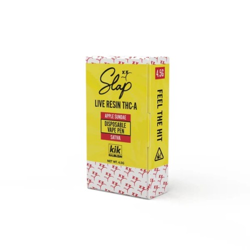 KIK SLAP 4.5G LIVE RESIN THC-A APPLE SUNDAE