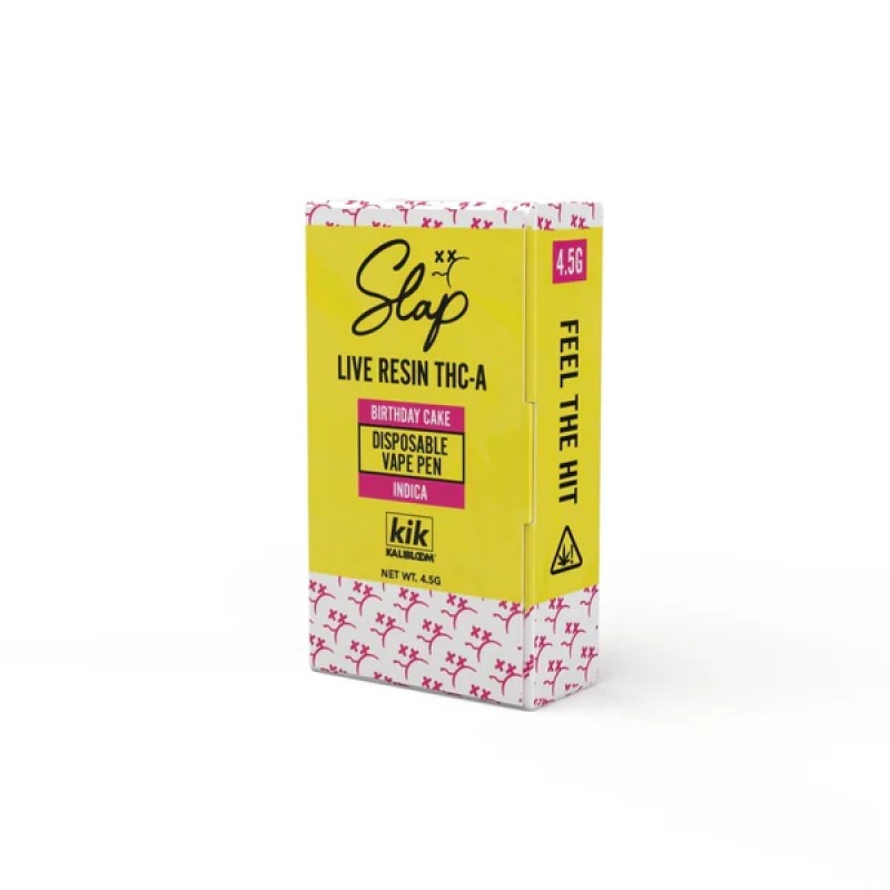 KIK SLAP 4.5G LIVE RESIN THC-A BIRTHDAY CAKE