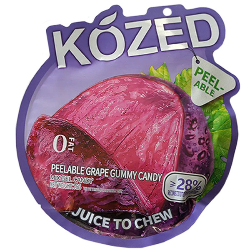 KOZED PEELABLE GUMMY CANDY- GRAPE GUMMY