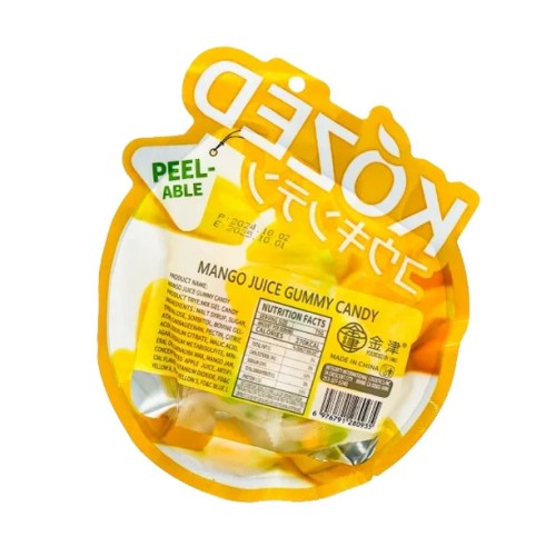 KOZED PEELABLE GUMMY CANDY- MANGO JUICE GUMMY