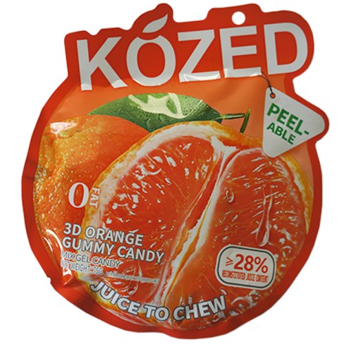 KOZED PEELABLE GUMMY CANDY- ORANGE GUMMY