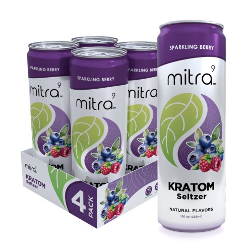 Kratom Choice Mitra Rush Seltzer - BERRY 60MG MIT