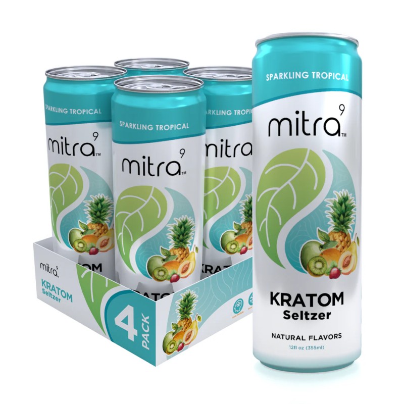 Kratom Choice Mitra Rush Seltzer - Tropical 60MG MIT