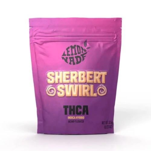 LEMONNADE THCA FLOWER BAG 3.5G- SHERBERT SWIRL (I/H)