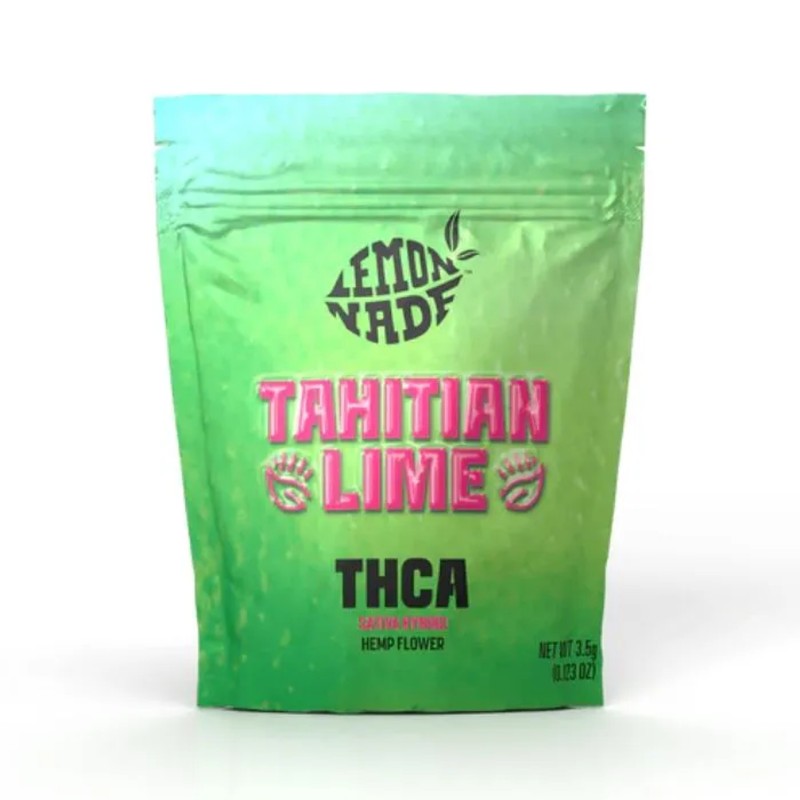 LEMONNADE THCA FLOWER BAG 3.5G- TAHITIAN LIME (S/H)