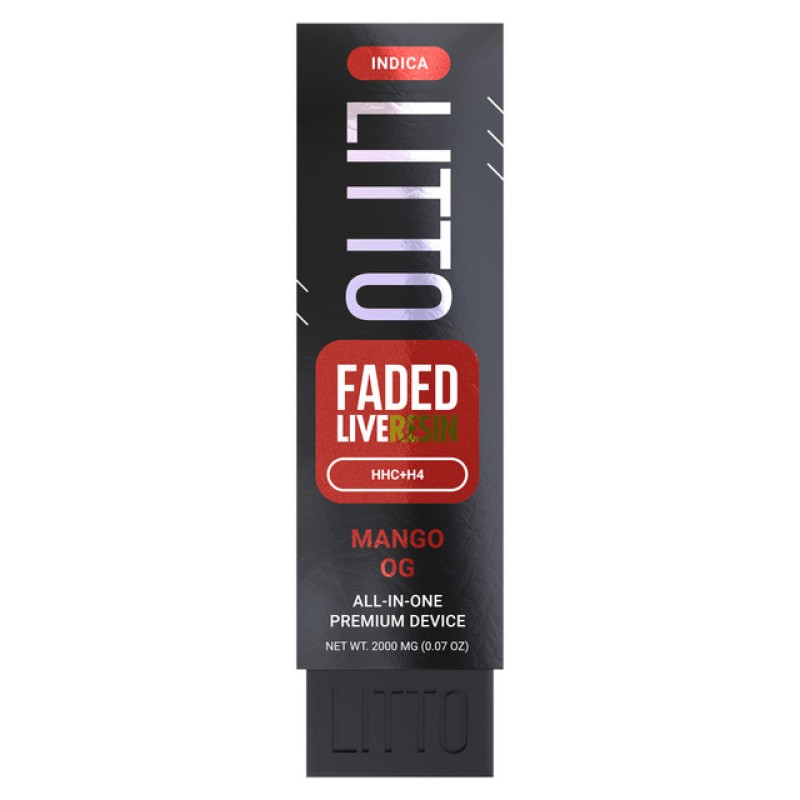 LITTO FADED LIVE RESIN 2G DISPOSABLE - MANGO OG (I)