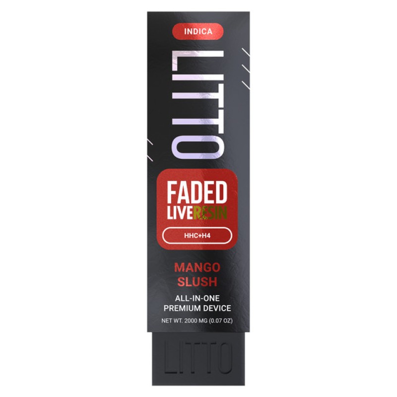 LITTO FADED LIVE RESIN 2G DISPOSABLE - MANGO SLUSH (I)
