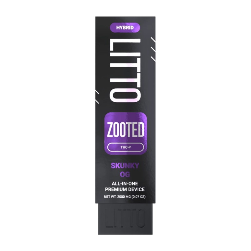 LITTO ZOOTED 2G THCP 5PC DISPO- SKUNKY OG (H)