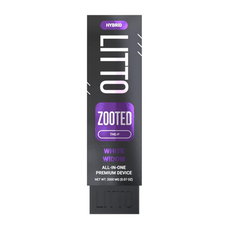 LITTO ZOOTED 2G THCP 5PC DISPO- WHITE WIDOW (H)