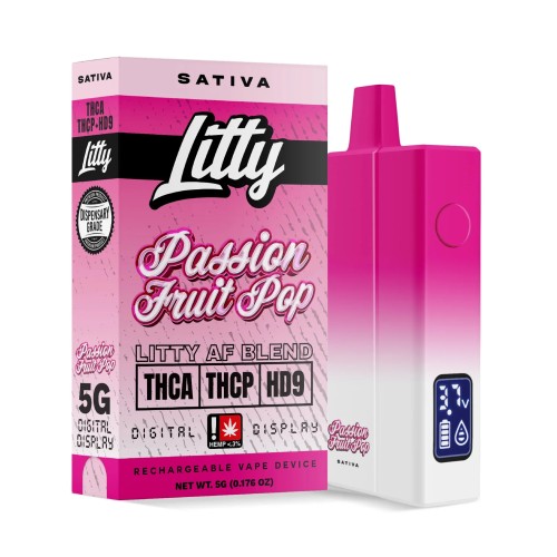 LITTY 5G THCA DISPOSABLE- PASSION FRUIT POP (S)