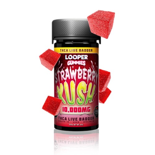 LOOPER 10G THCA GUMMIES 6PK/20PC- STRAWBERRY KUSH