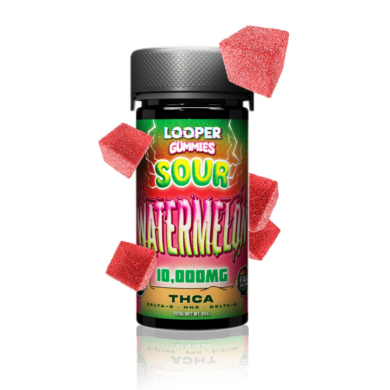 LOOPER 10G THCA GUMMIES 6PK/20PC- SOUR WATERMELON