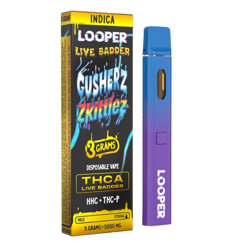 LOOPER LIVE BADDER 3G THCA - GUSHERZ ZKITTLEZ (I)