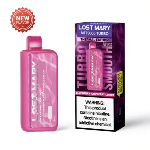 LOST MARY MT15000 TURBO- BLUEBERRY RASPBERRY LEMON