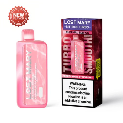 LOST MARY MT15000 TURBO- FROZEN WHITE STRAWBERRY