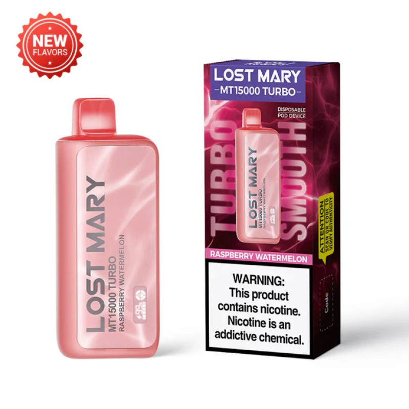 LOST MARY MT15000 TURBO- RASPBERRY WATERMELON