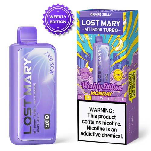 LOST MARY MT15000 TURBO WEEKLY EDITION - GRAPE JELLY
