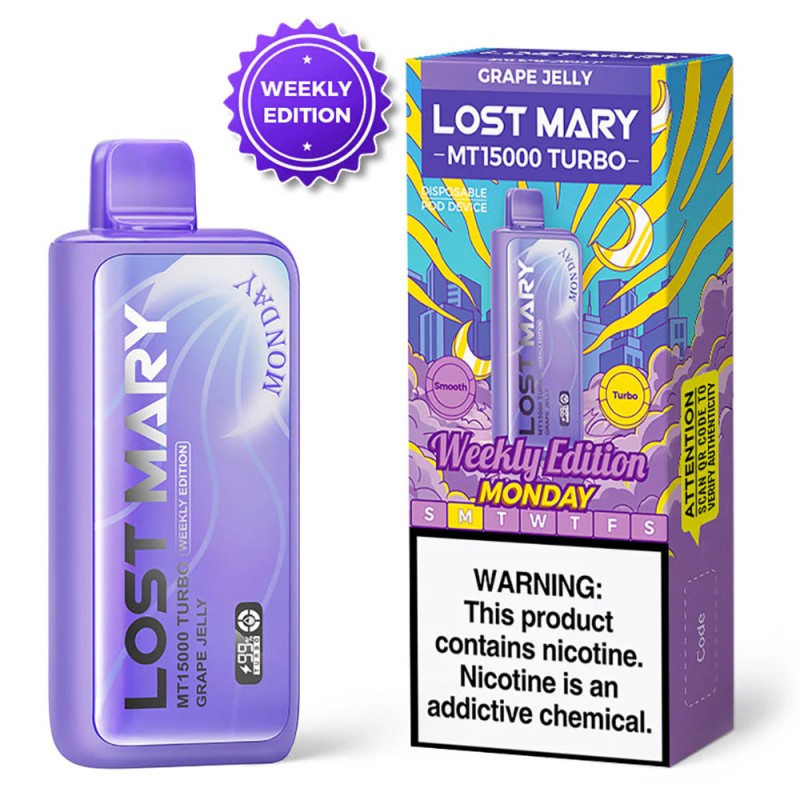 LOST MARY MT15000 TURBO WEEKLY EDITION - GRAPE JELLY