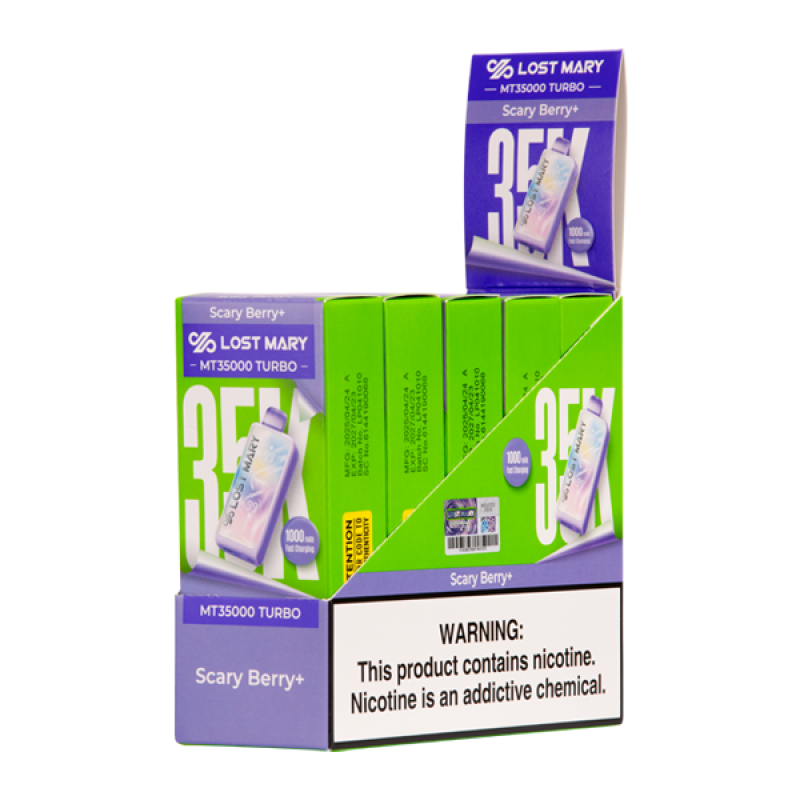 LOST MARY MT35000 TURBO RECHARGEABLE DISPOSABLE 5%NIC - SCARY BERRY