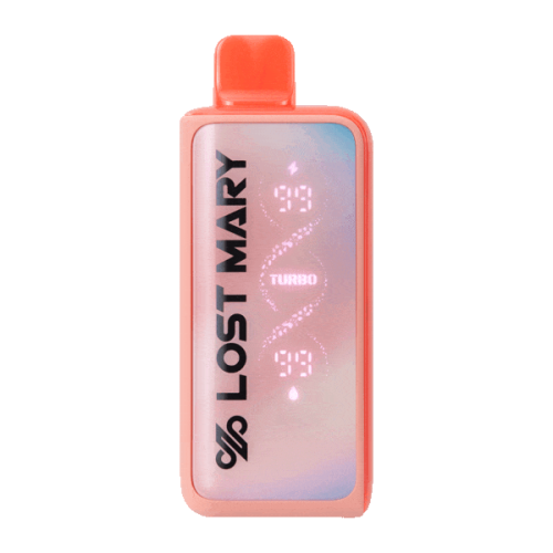 LOST MARY MT35000 TURBO RECHARGEABLE DISPOSABLE 5%NIC - STRAWMELON PEACH