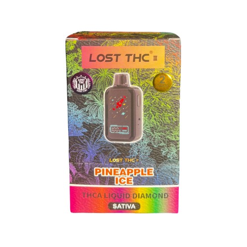 LOST THC 2G THC-A LIQUID DIAMOND DISPOSABLE - PINEAPPLE ICE (S)