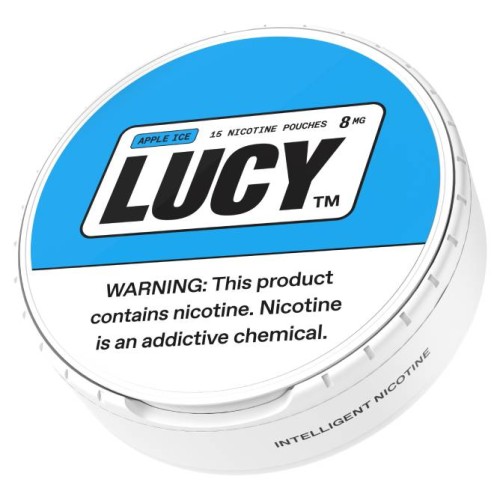 LUCY 15PC NICOTINE POUCHES 8MG- APPLE ICE