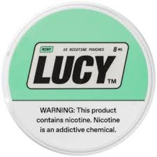 LUCY 15PC NICOTINE POUCHES 8MG- MINT