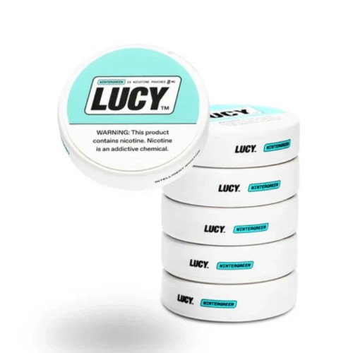LUCY 15PC NICOTINE POUCHES 8MG- WINTERGREEN