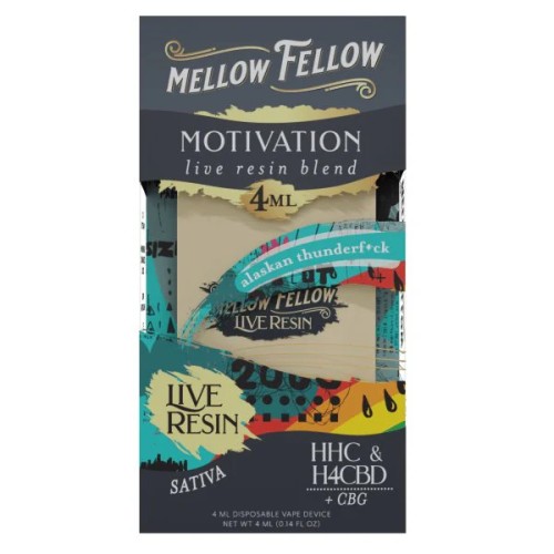MELLOW FELLOW LIVE RESIN 4ML 6PK- ALASKAN THUNDERFUCK