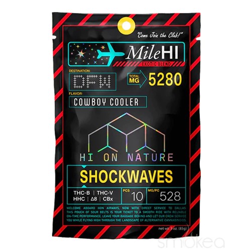 MILE HI SHOCKWAVES COWBOY COOLER  D8/HHC/CBx/THCB/THCV 5280MG