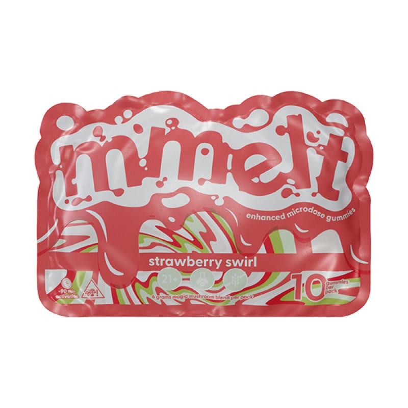 MMELT 10CT GUMMY 6PK- STRAWBERRY SWIRL