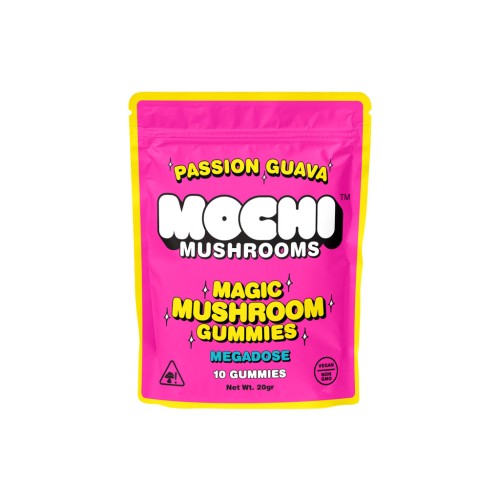 MOCHI MAGIC MUSHROOM GUMMIES MEGADOSE- PASSION GUAVA