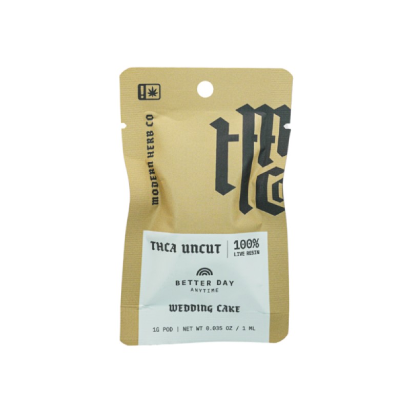 MODERN HERB CO LIVE UNCUT THCA POD REFILL 6PC/PK- ANYTIME WEDDING CAKE