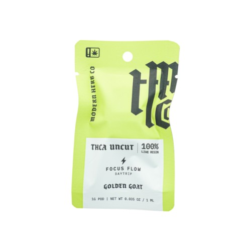 MODERN HERB CO LIVE UNCUT THCA POD REFILL 6PC/PK- FOCUS FLOW GOLDEN GOAT