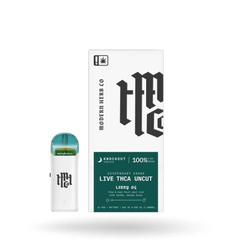 MODERN HERB LIVE THCA UNCUT 1G CART- LARRY OG (I)