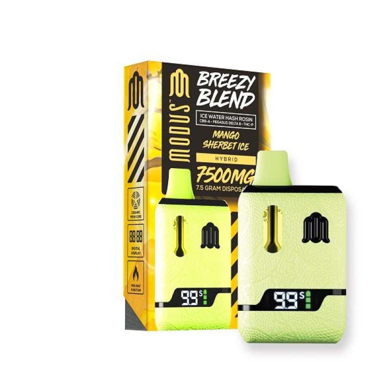 MODUS BREEZY BLEND 7500MG/5CT- MANGO SHERBERT ICE (H)
