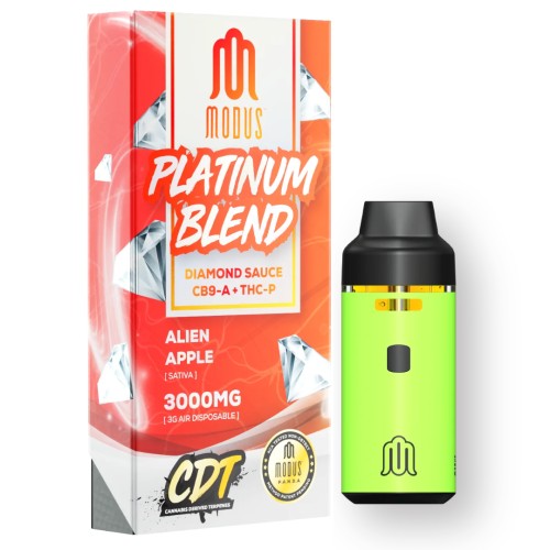 MODUS PLATINUM BLEND 3000MG/5CT- ALIEN APPLE (I)