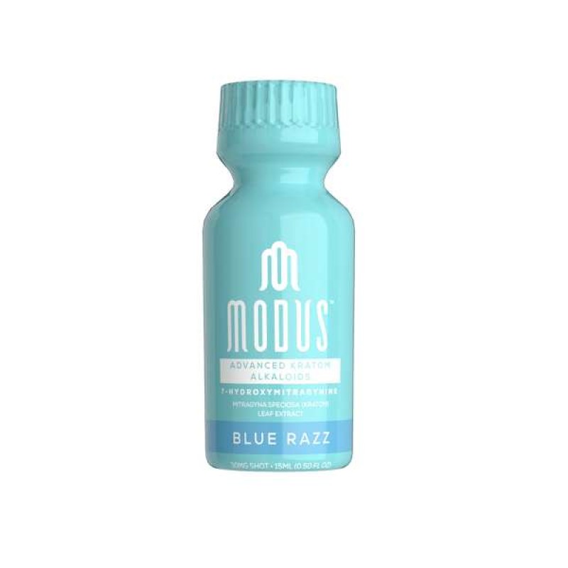 MODUS 7 HYDROXY KRATOM SHOTS 30MG- BLUE RAZZ