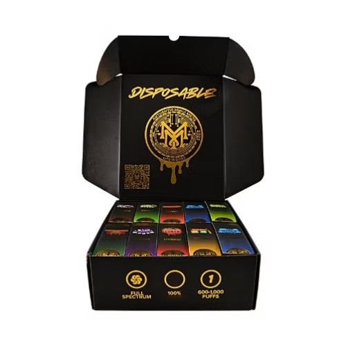 MUHA MEDS 2G CARTRIDGE DISPLAY BOX - 10 MIXED STRAINS