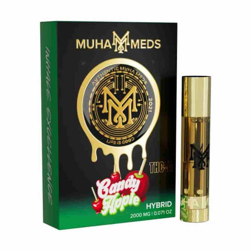 MUHA MEDS 2G THC-A CARTRIDGE - CANDY APPLE (H)