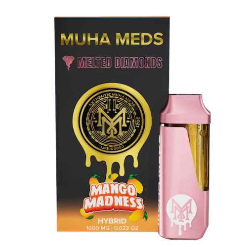 MUHA MEDS 2G THC-A CARTRIDGE - MANGO MADNESS (H)