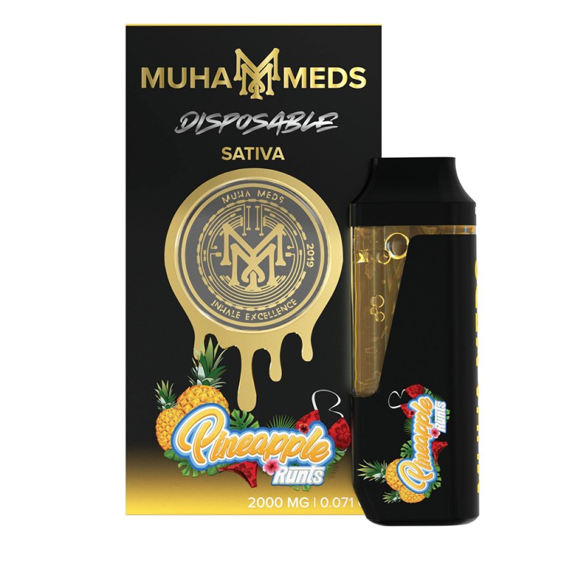MUHA MEDS 2G THC-A CARTRIDGE - PINEAPPLE RUNTZ (S)