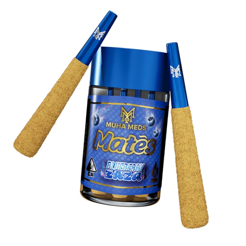 MUHA MEDS MATES PRE ROLLS THC-A - BLUEBERRY ZAZA (S)