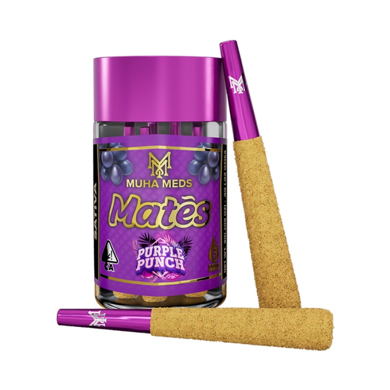 MUHA MEDS MATES PRE ROLLS THC-A - PURPLE PUNCH (S)
