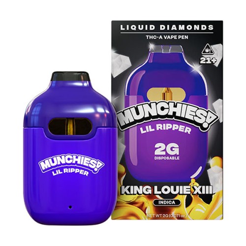 MUNCHIES LIL RIPPER 2G THCA VAPE PEN- KING LOUIE XIII (I)