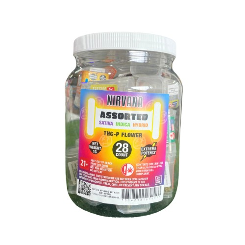 NIRVANA 1G PREMIUM THC-A FLOWER- ASSORTED STRAINS