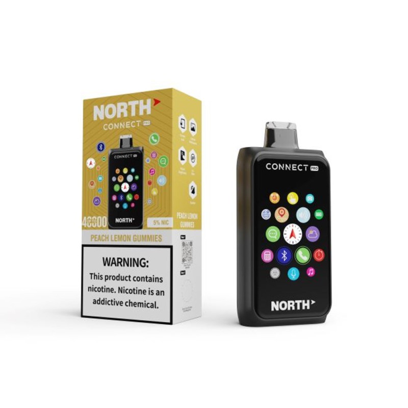 NORTH CONNECT 40000 PUFFS - PEACH LEMON GUMMIES