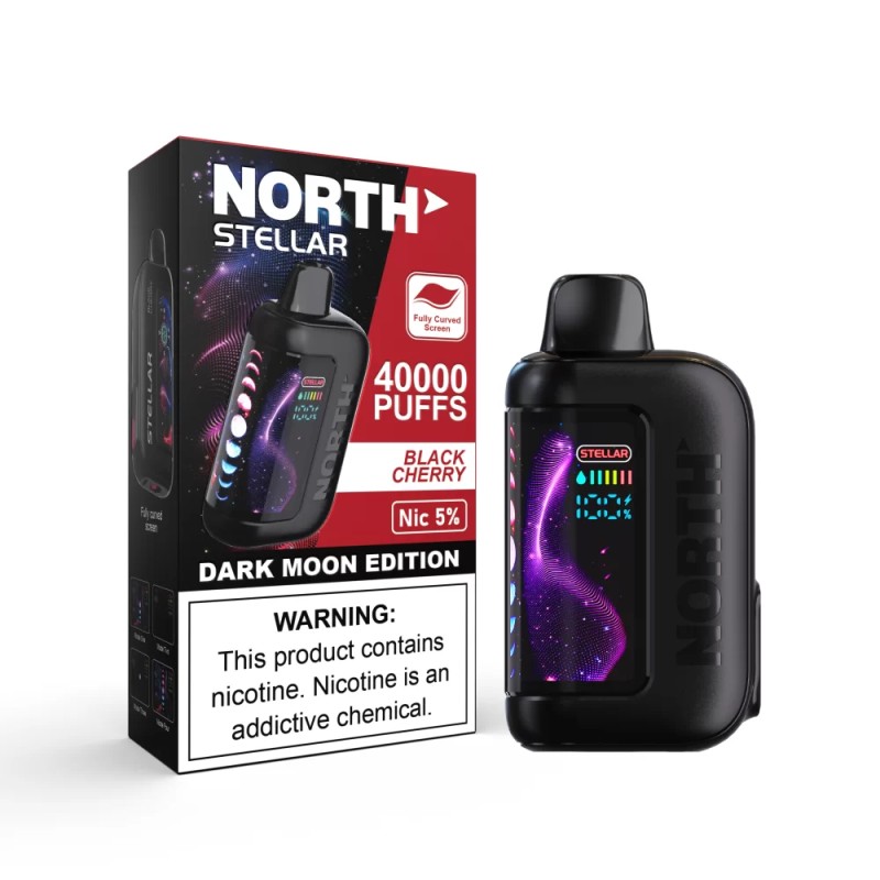 NORTH STELLAR DARK MOON EDITION 40000 PUFFS - BLACK CHERRY