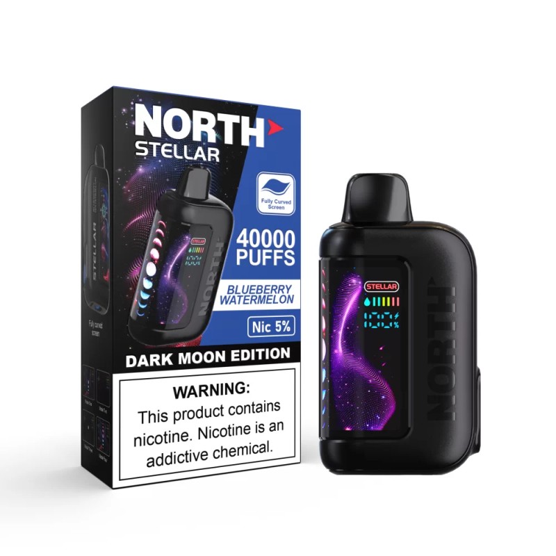 NORTH STELLAR DARK MOON EDITION 40000 PUFFS - BLUEBERRY WATERMELON